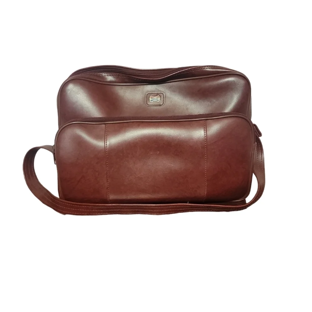American Tourister Vintage 80's Carry On Burgandy‎ Bag